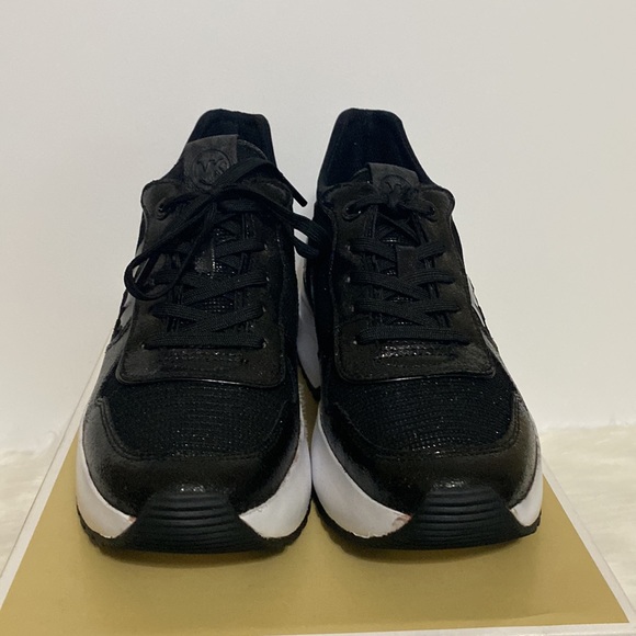 NWT Michael Kors Muse Trainer Glitter Chain Mesh Shoes - Picture 4 of 14